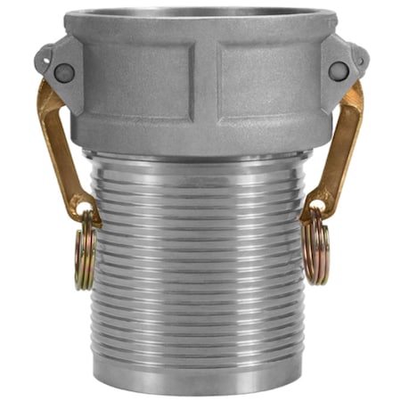 Rubberworx 8" PART C ALUMINUM QUICK CPL PART C CPL-SH ALUM RBX-C-AL-800-C